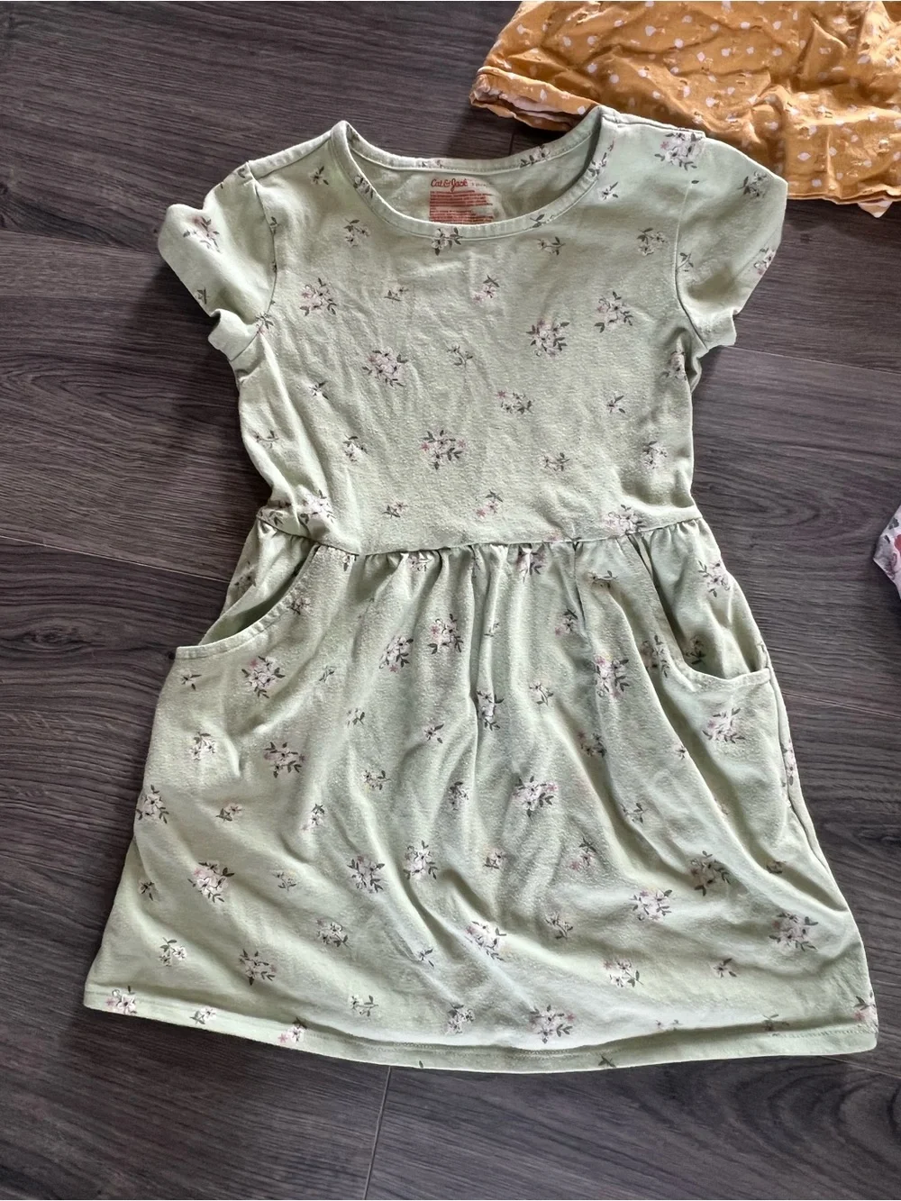 Cat & Jack Girls' Dresses in Mustard, Rust, Mint & Floral